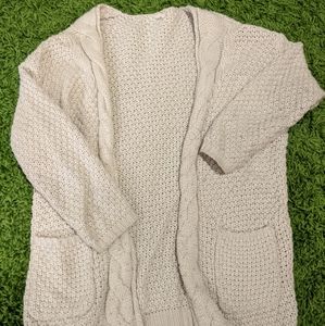 Comfy knit sweater throw S/M